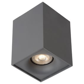 Einflammiger LED Aufbauspot Bentoo in grau, eckig, inkl....