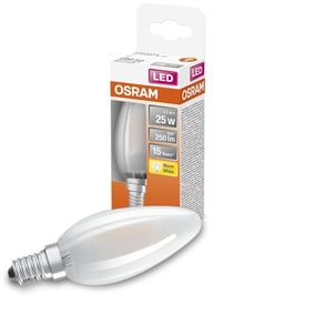 Osram LED Lampe ersetzt 25W E14 Kerze - B35 in Wei...